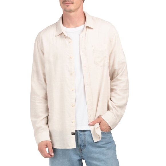 RAILS Hummus Wyatt Long Sleeve Button Down Shirt - Picture 1 of 2